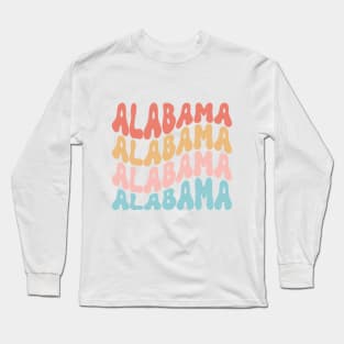 Alabama On Repeat Long Sleeve T-Shirt